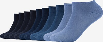 s.Oliver Ankle Socks 'Venezia' in Night blue / Sky blue / Light blue, Item view