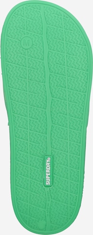 Flip-flops de la Superdry pe verde