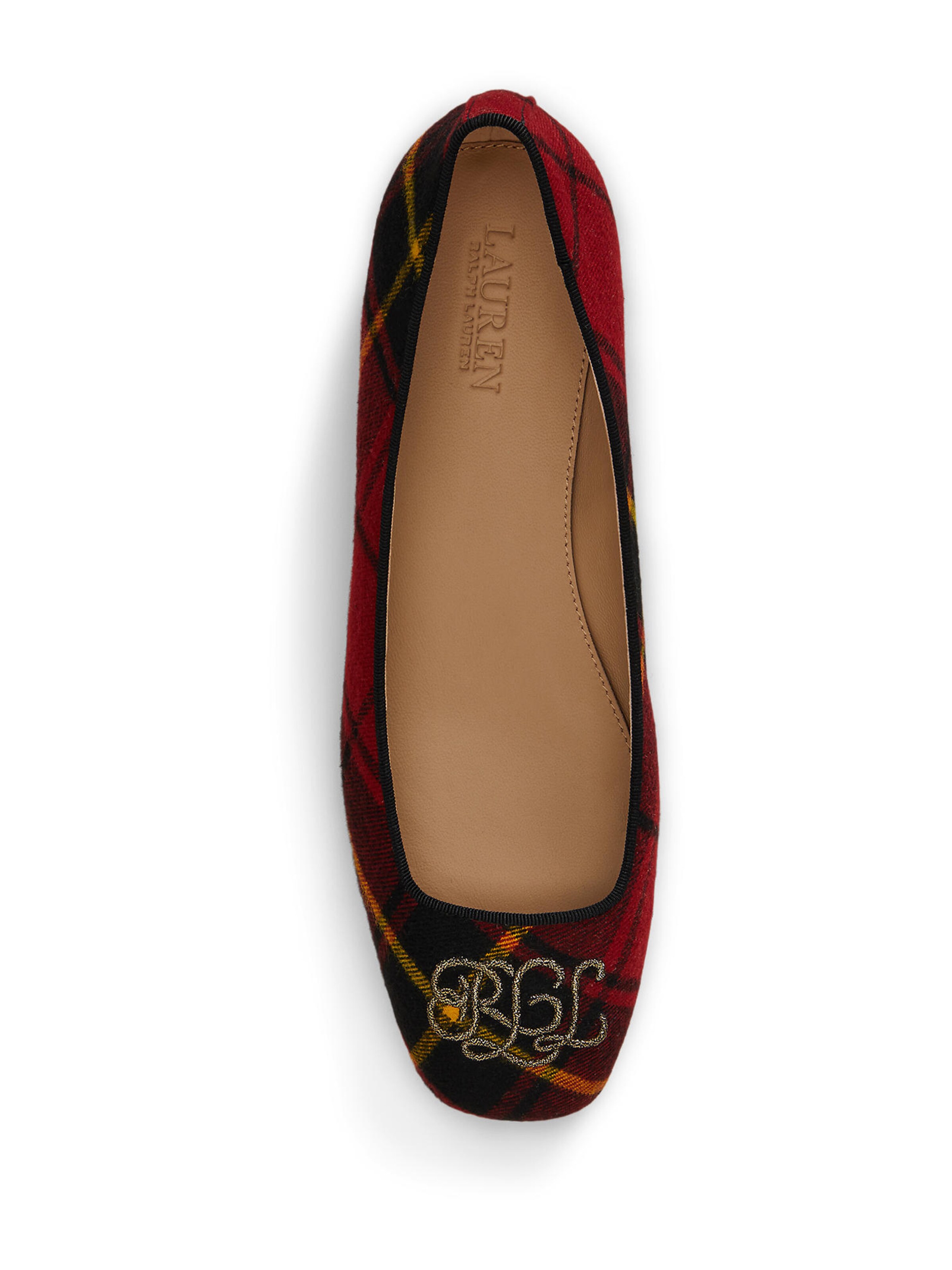 Ballerines 'Emellie' Lauren Ralph Lauren en rouge