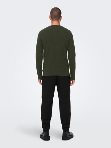 Only & Sons Pullover 'Phil' in Grün