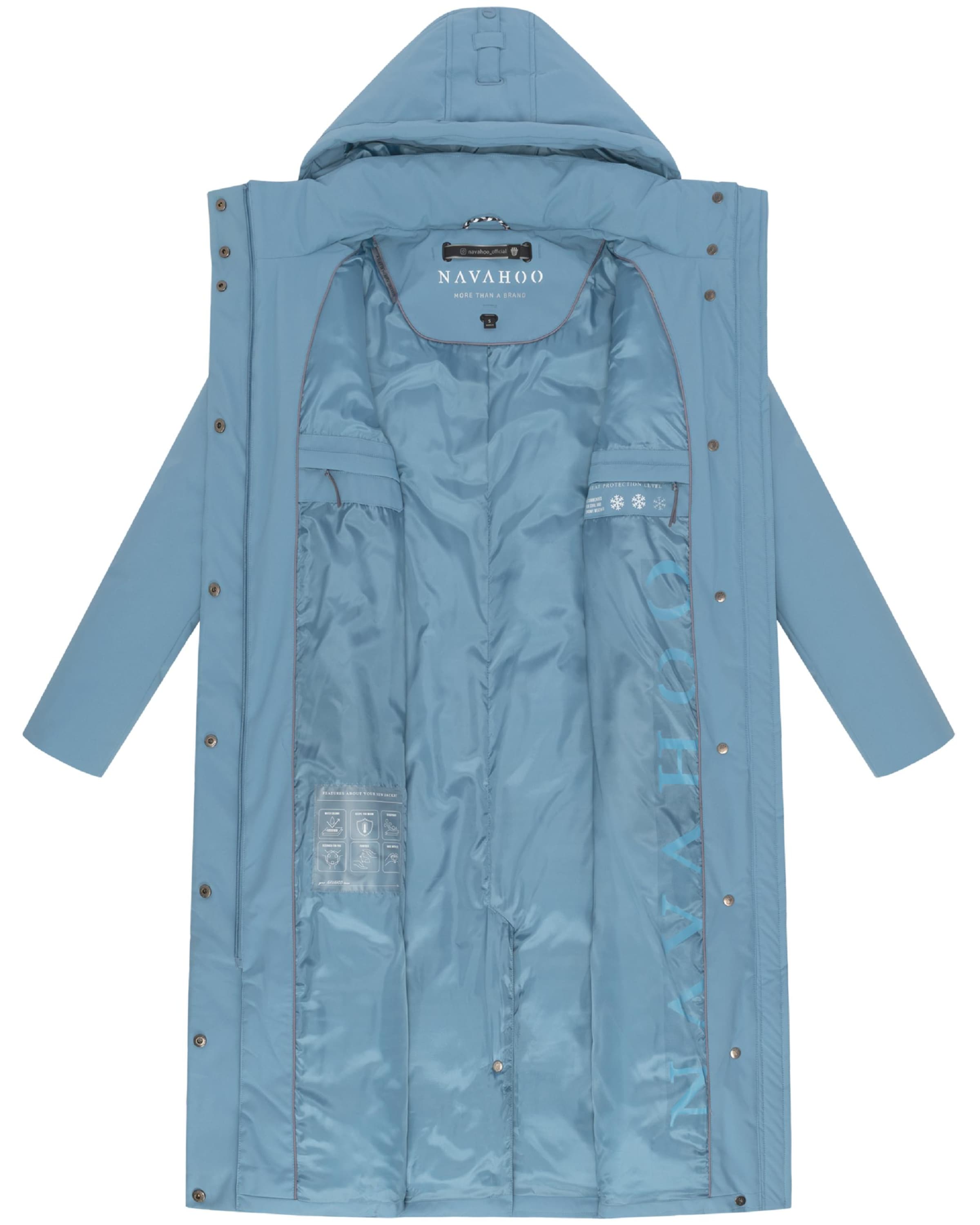 Manteau fonctionnel 'Waldbummler 14' NAVAHOO en bleu