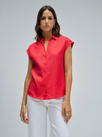 Salsa Jeans Bluse in Rot: Vorderseite