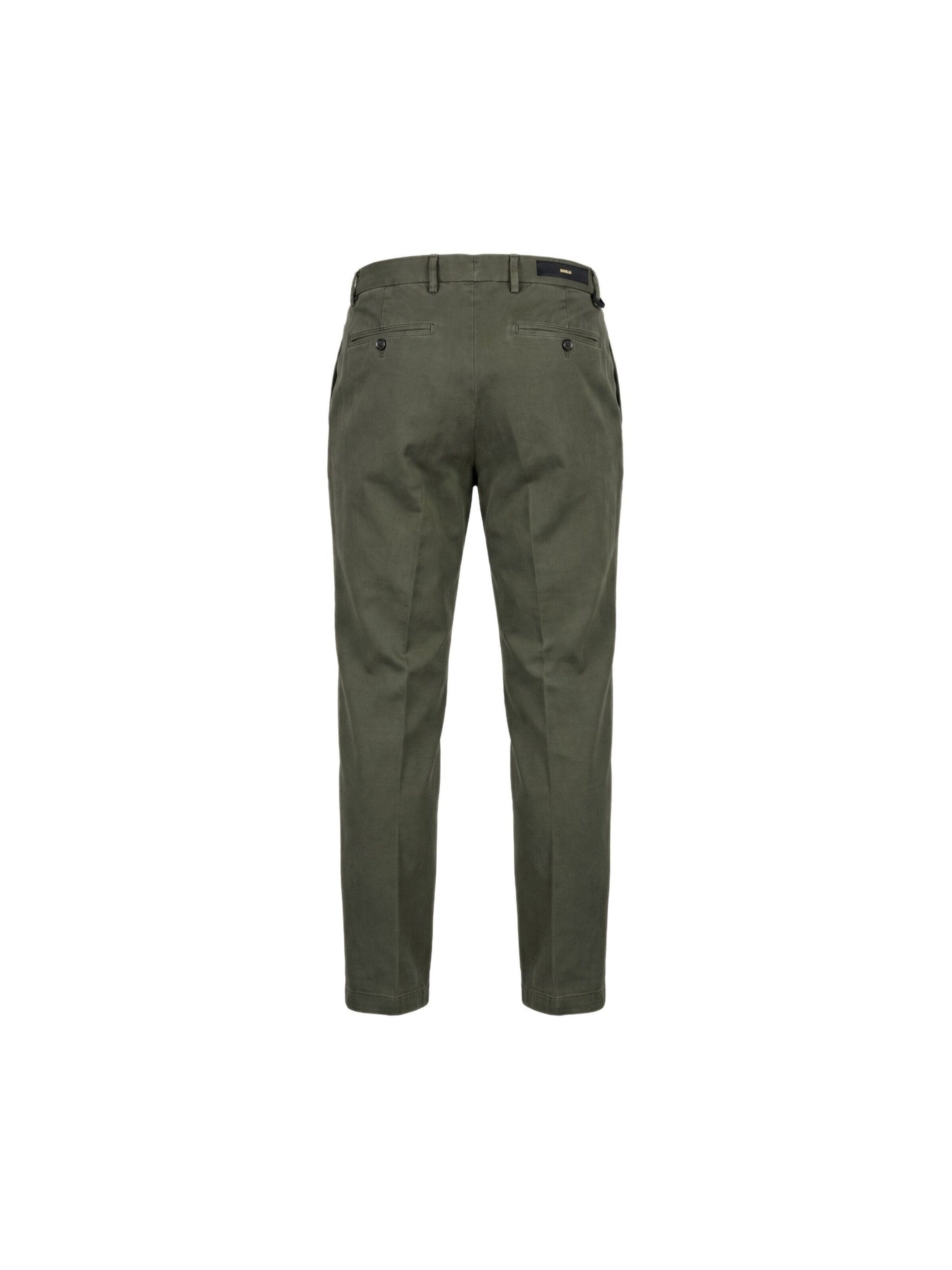 Briglia 1949 Tapered Trousers 'PORTOBELLO MILITARY' in Green