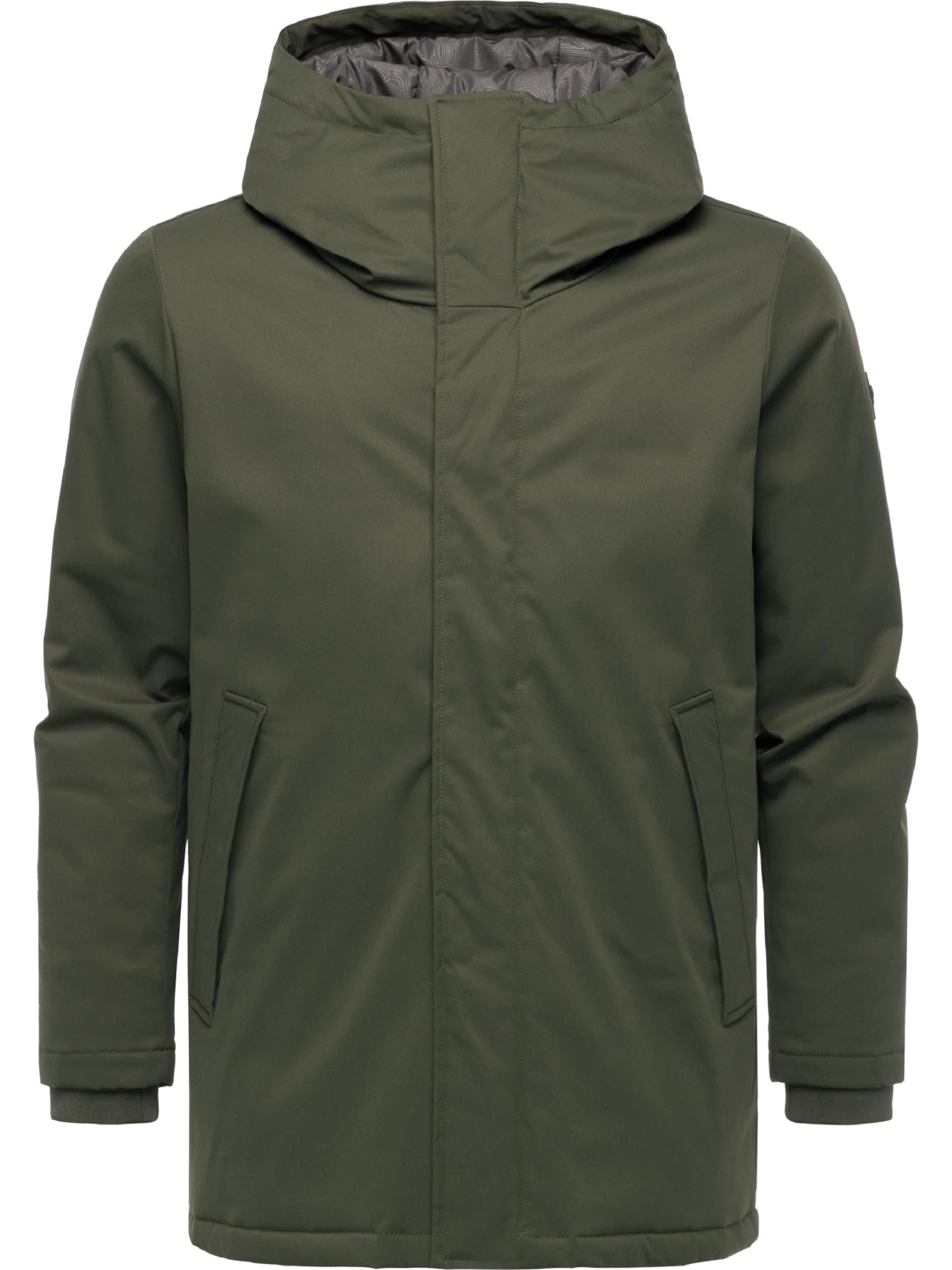 Palton de iarnă 'Parcan' de la Ragwear pe verde: față