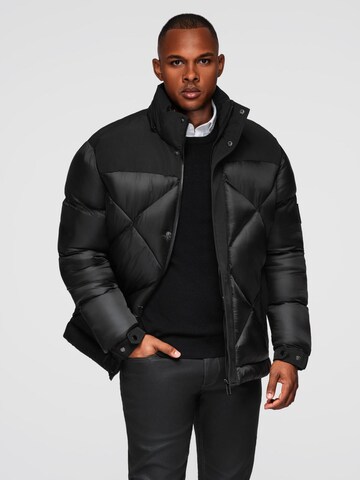 Ombre Winter Jacket 'Eximio' in Black: front