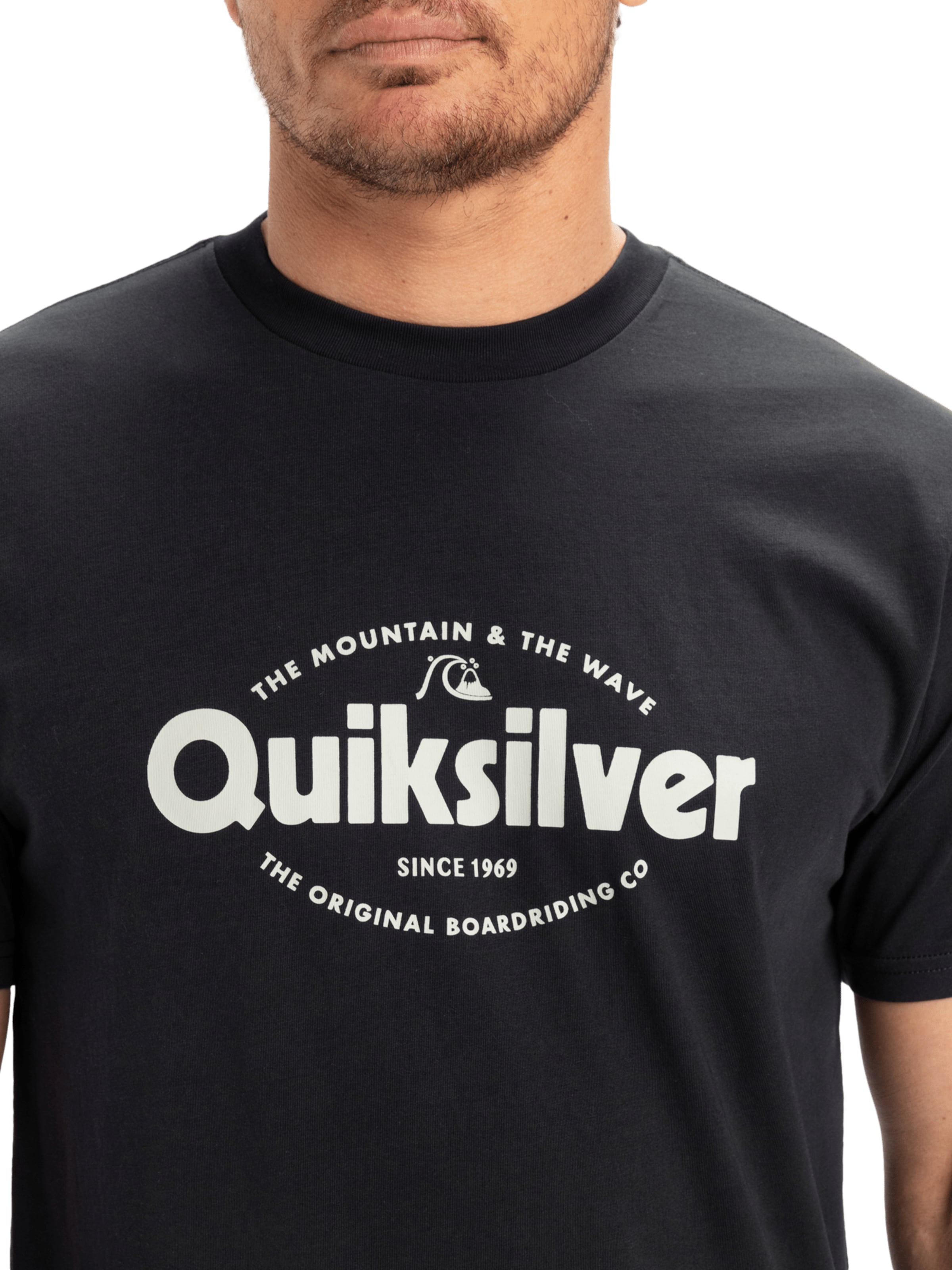 T-Shirt 'Shape All Day' QUIKSILVER en noir