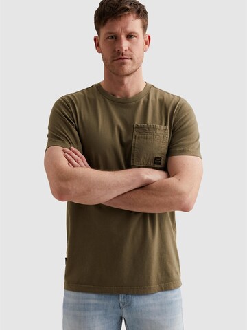 PME Legend Bluser & t-shirts 'T-shirt with cargo chest pocket' i grøn