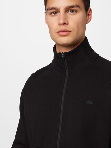 Veste de survêtement LACOSTE en noir