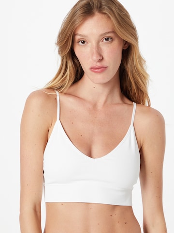 Lindex Bralette Bra in White: front