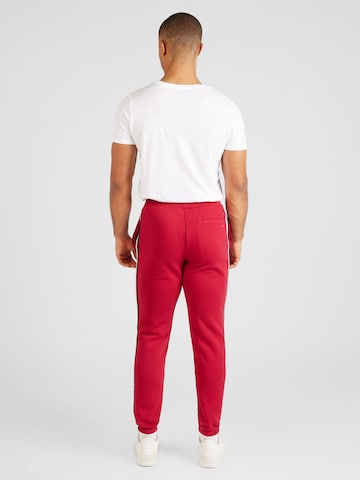 TOMMY HILFIGER Tapered Broek in Rood