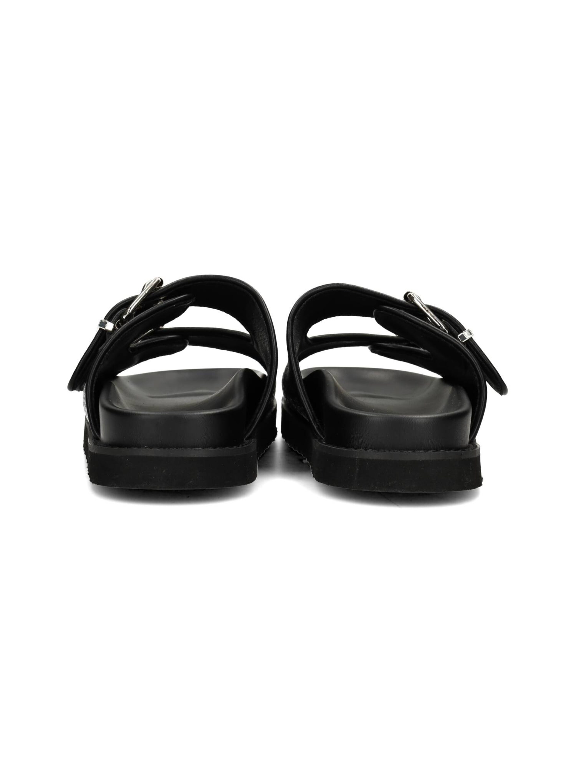 POSH by Poelman Sandalen met riem 'GARBY' in Zwart