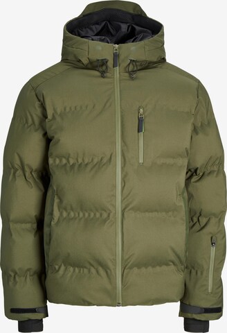 Veste d’hiver 'SWEEP' JACK & JONES en vert : devant