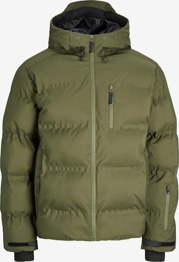 Giacca invernale 'SWEEP' JACK & JONES di colore oliva / nero, Visualizzazione prodotti