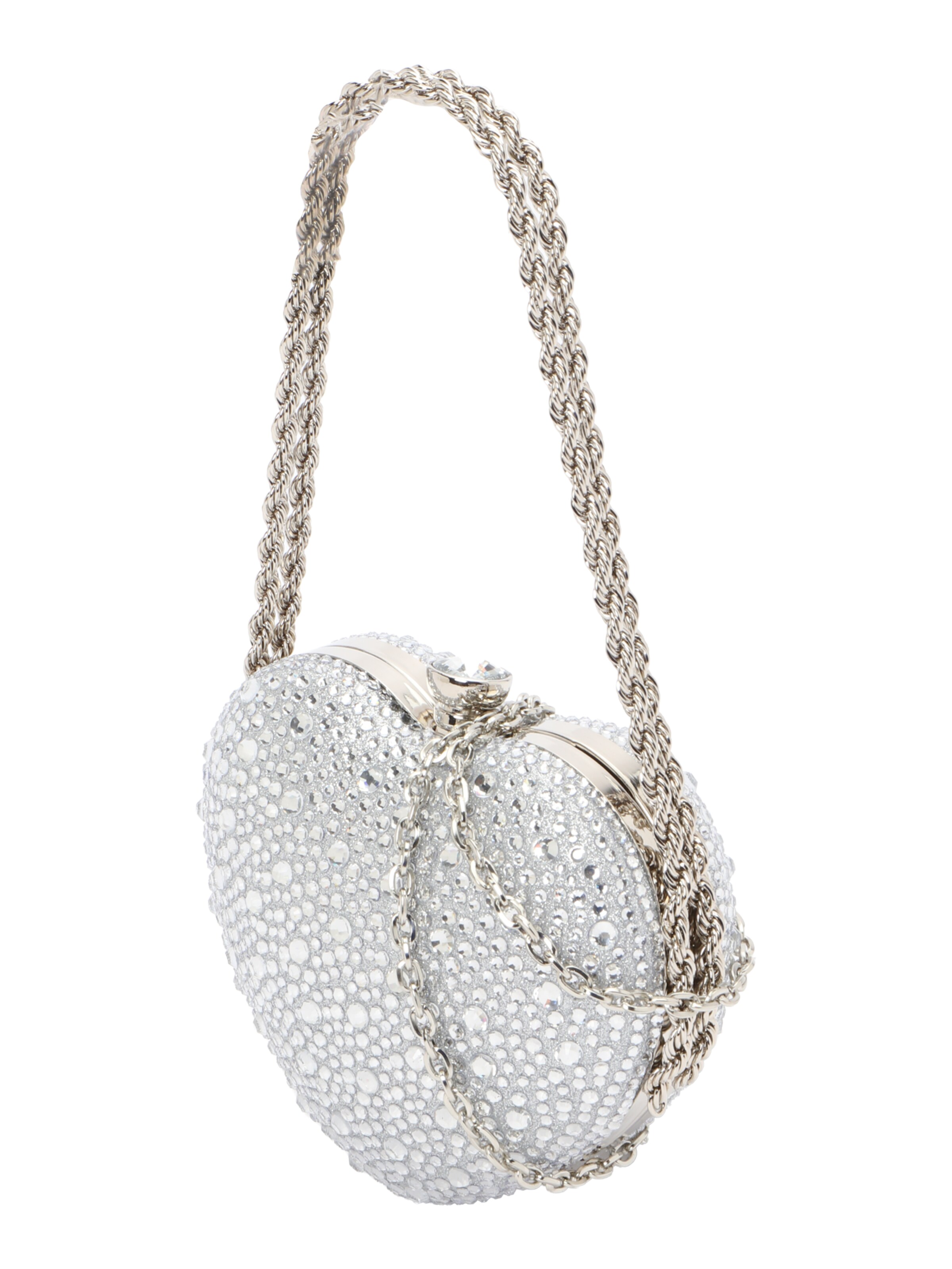 mascara - Bolso de noche en plata