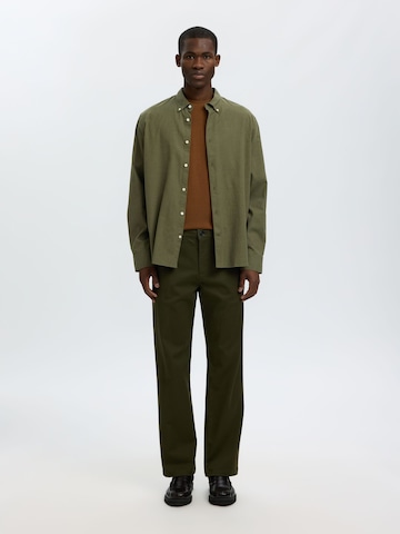 Regular fit Camicia 'SLMCole' di SELECTED in verde