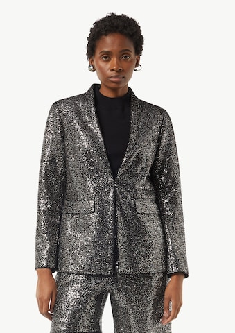 COMMA Blazer in Silber: Vorderseite