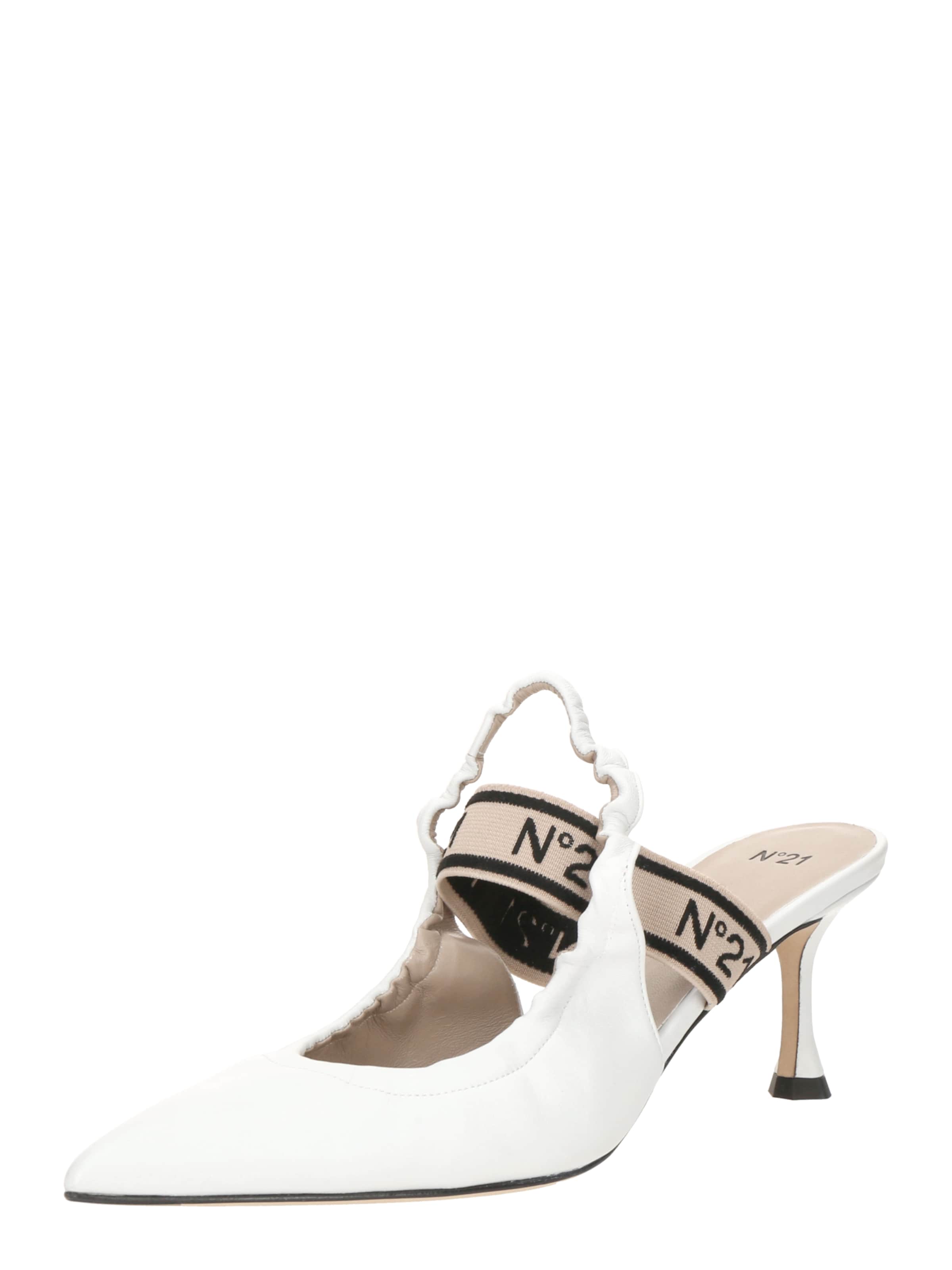 N°21 Pumps in Weiß: Vorderseite