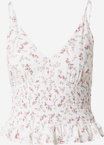 HOLLISTER Bluse 'EMEA' in Weiß: predná strana