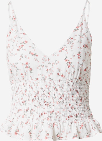 HOLLISTER Bluza 'EMEA' | bela barva: sprednja stran