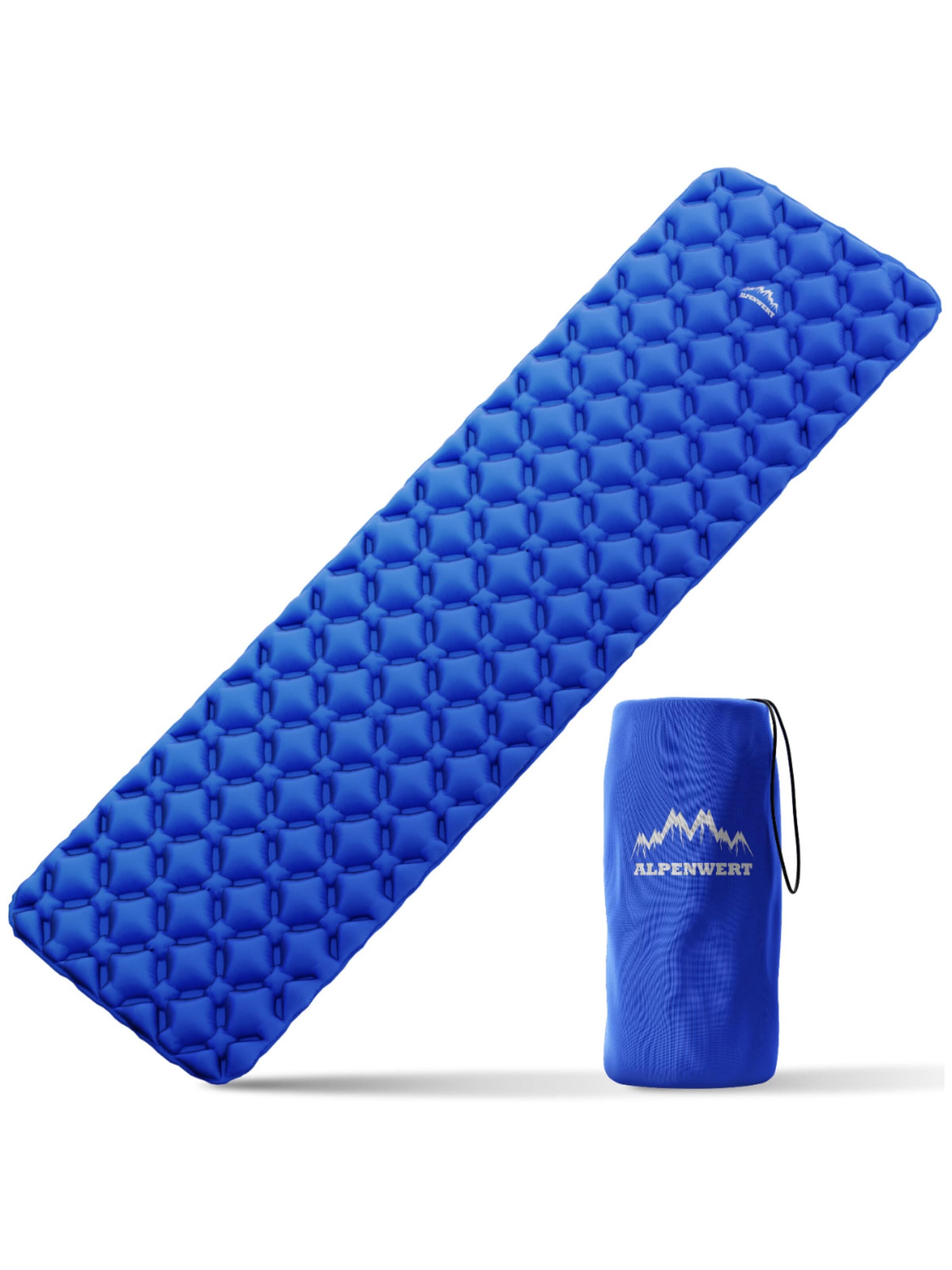 Alpenwert Mat 'Outdoor Isomatte' in Blue: front
