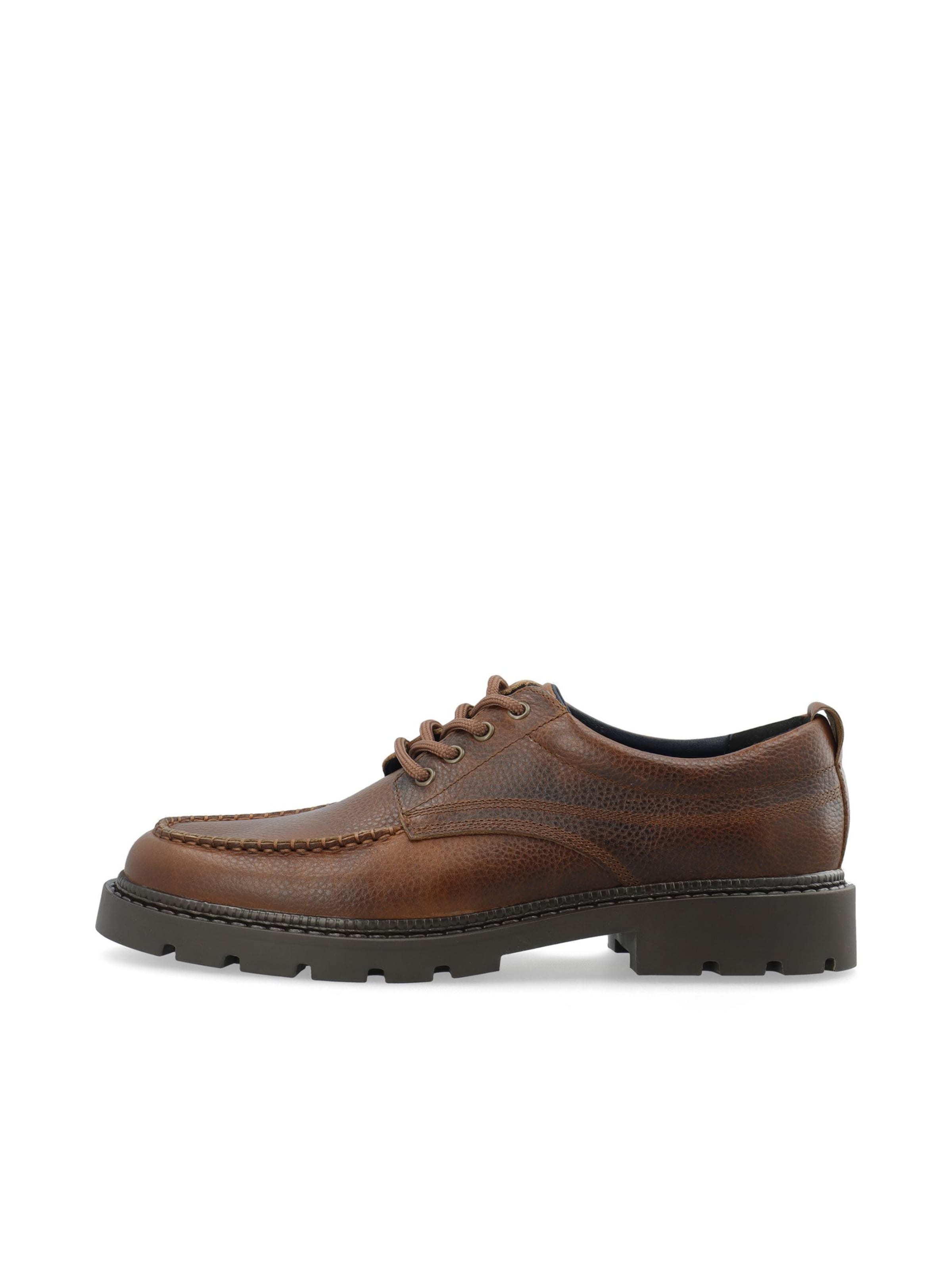 Bianco - Zapatos con cordón 'JEFF' en beige: frente