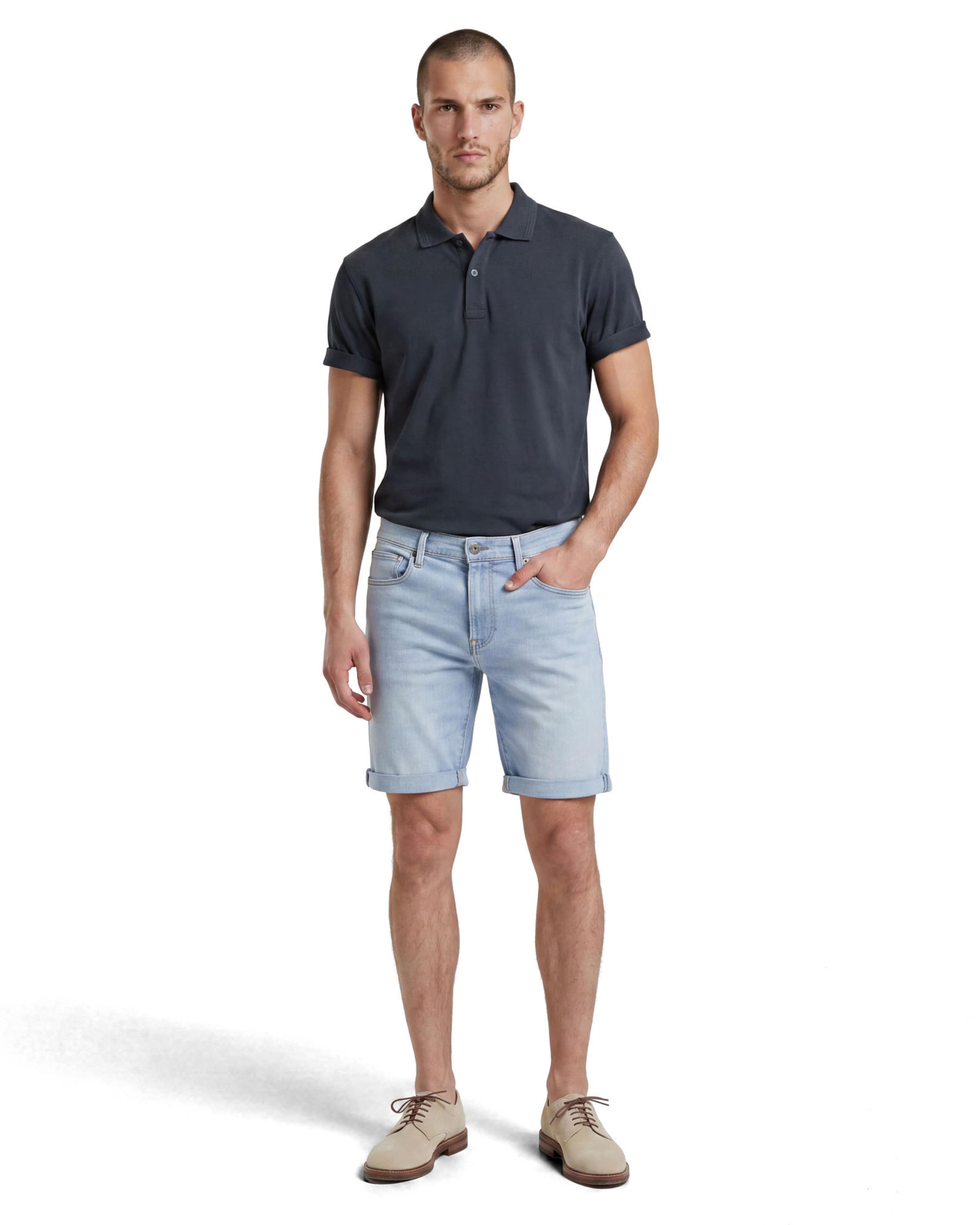 G-STAR Slimfit Shorts-Denim ' ' in Blau: Vorderseite
