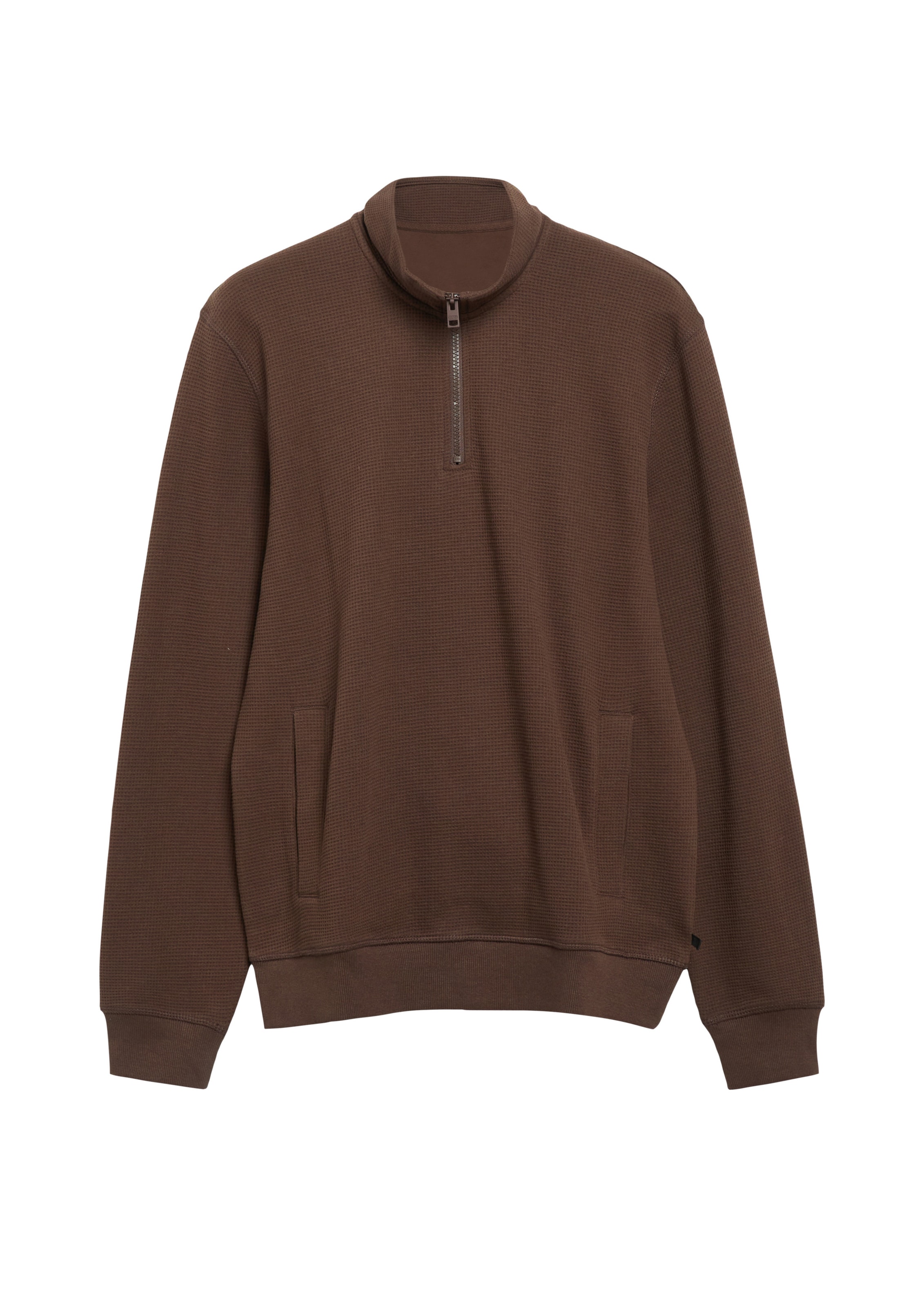 s.Oliver Sweatshirt in Brown: front