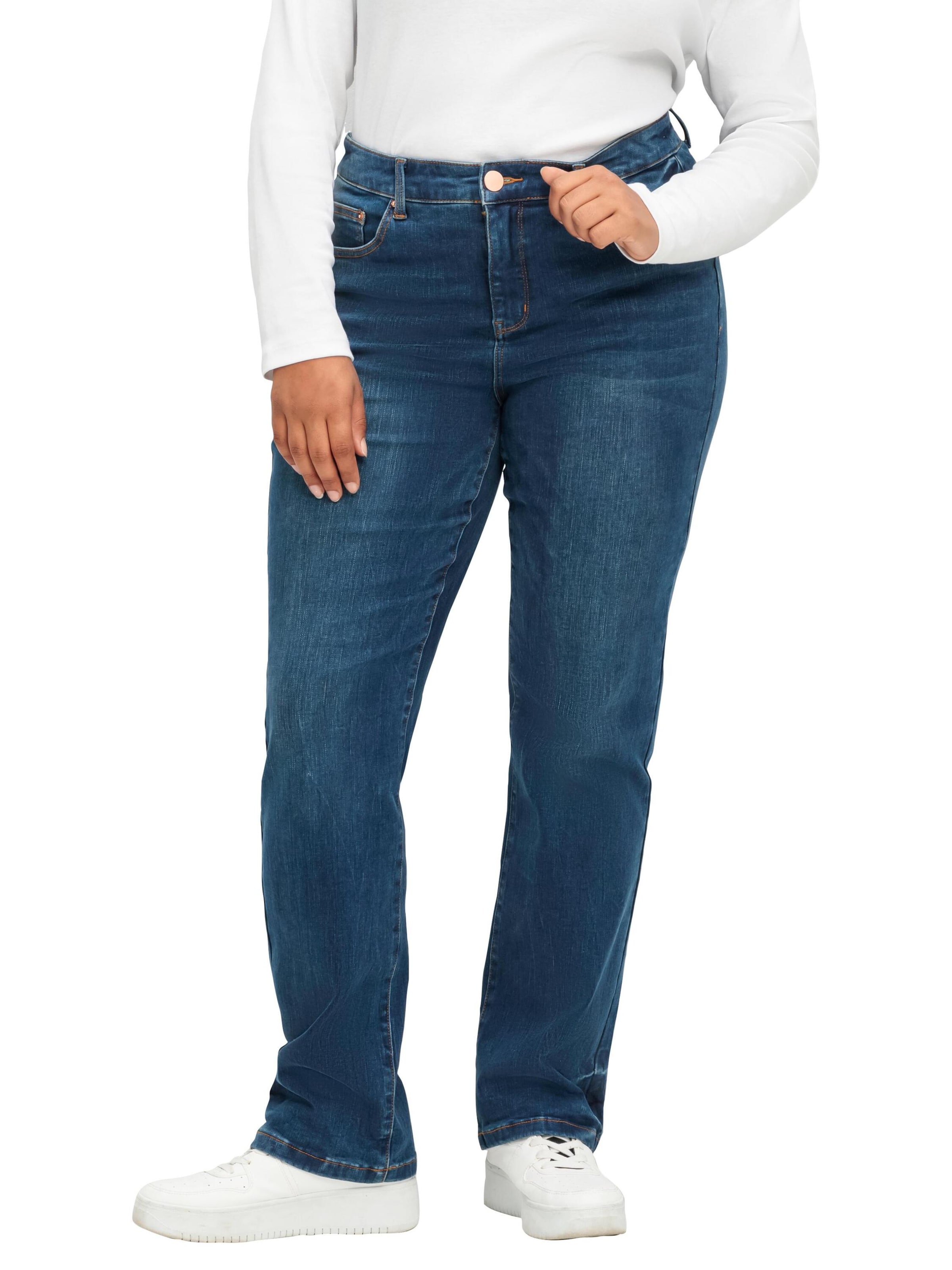 regular Jeans di SHEEGO in blu: frontale