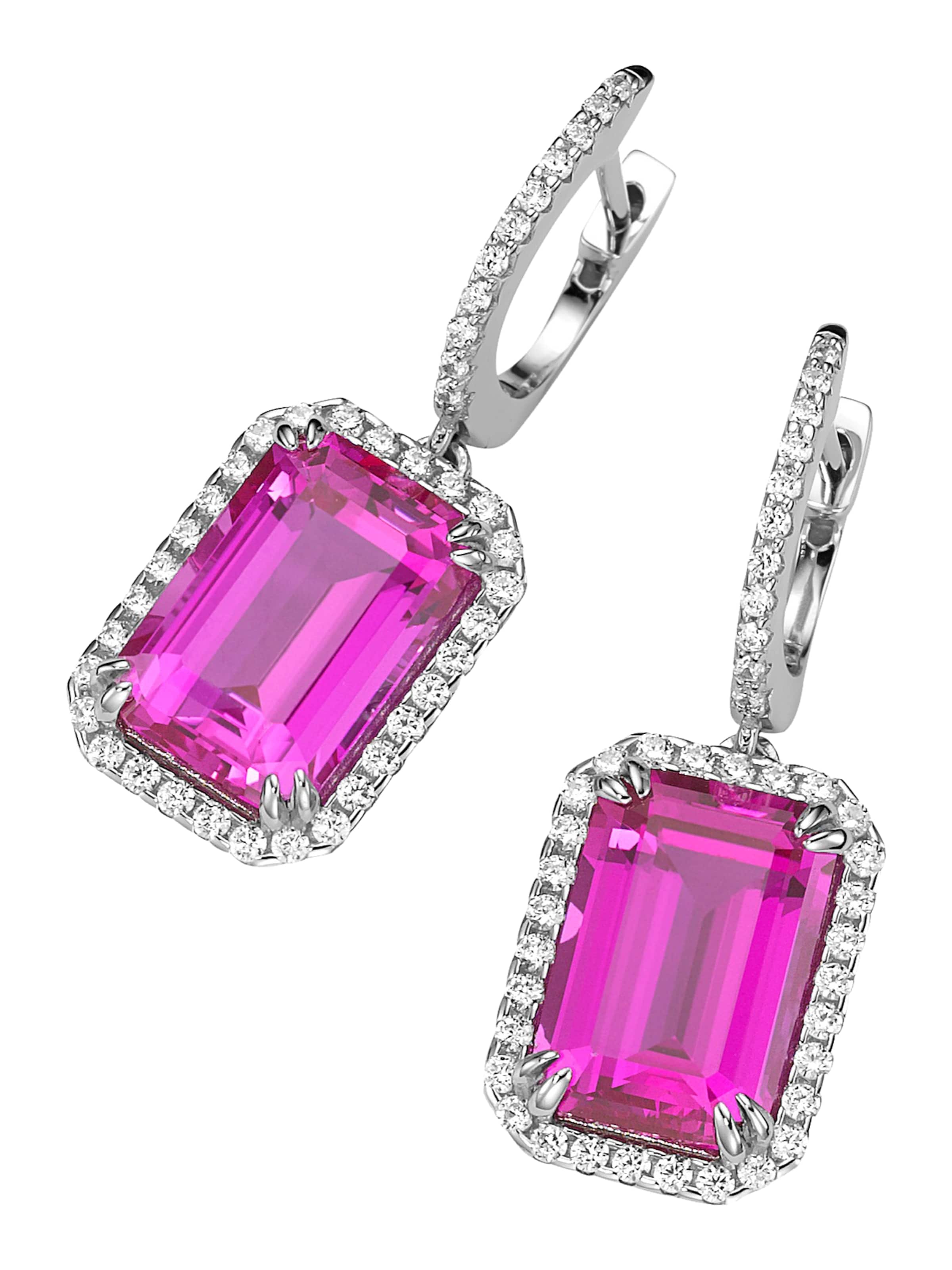 Giorgio Martello Milano - Brincos em rosa: frente