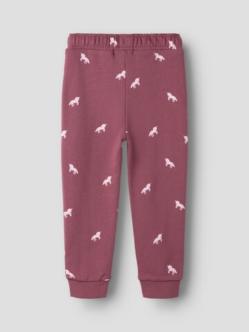 NAME IT Tapered Sports trousers 'NMFValba' in Red