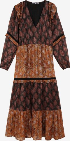 Scalpers Dress in Brown: front