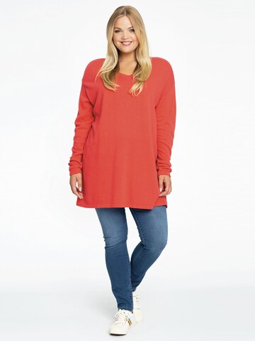 Yoek Sweater in Red