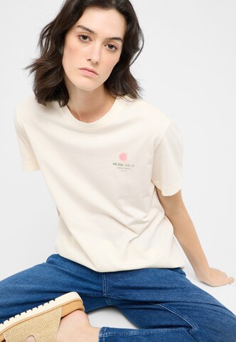 T-shirt 'Floris' MUSTANG en blanc