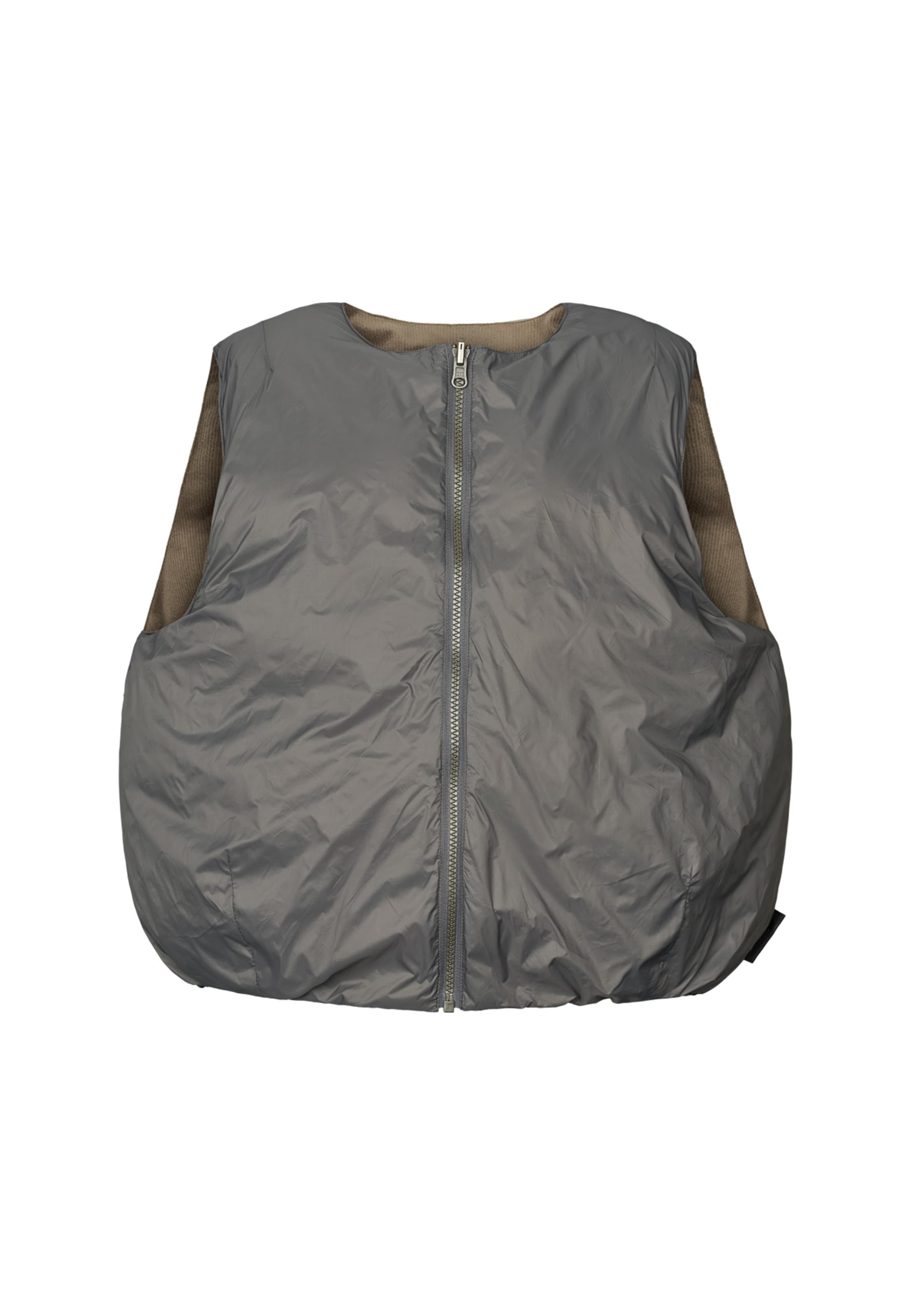 Gilet 'Cocoon' rethinkit studios en gris : devant