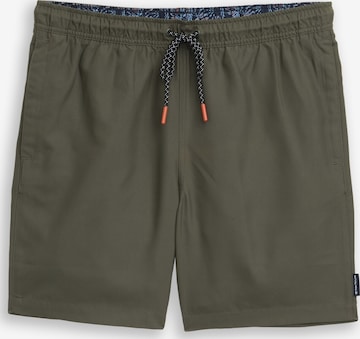 TOM TAILOR Board Shorts in Green: front