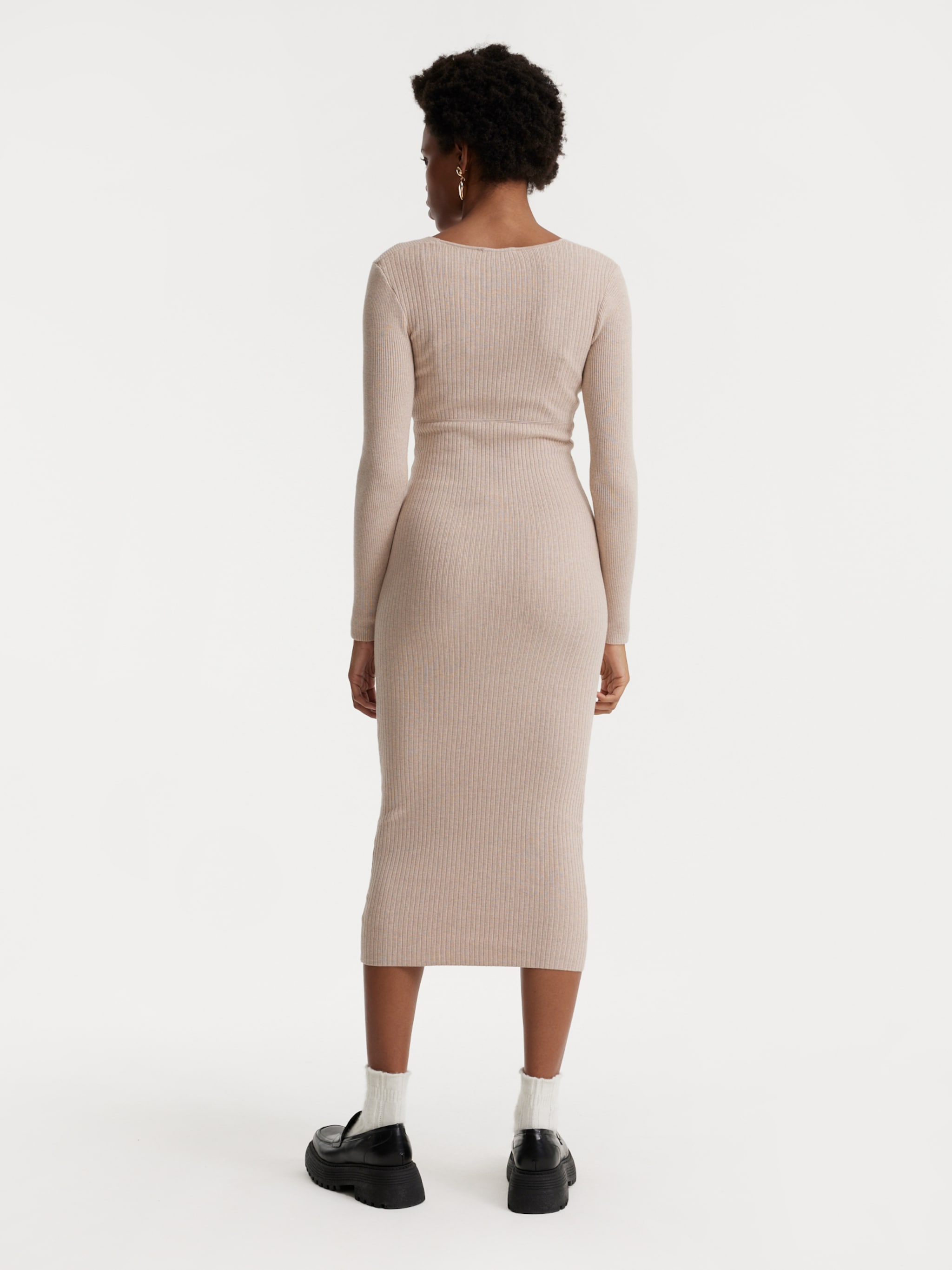 EDITED Producten Jurk 'LIORA' Beige