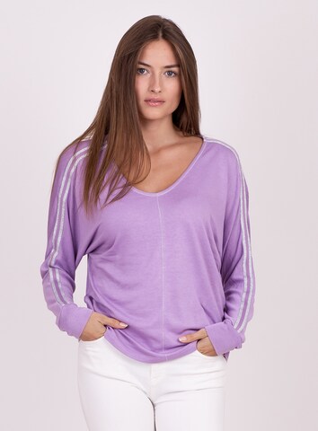 Key Largo Sweater in Purple: front