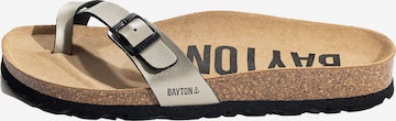 Bayton T-bar sandals 'JUNON' in Silver: front