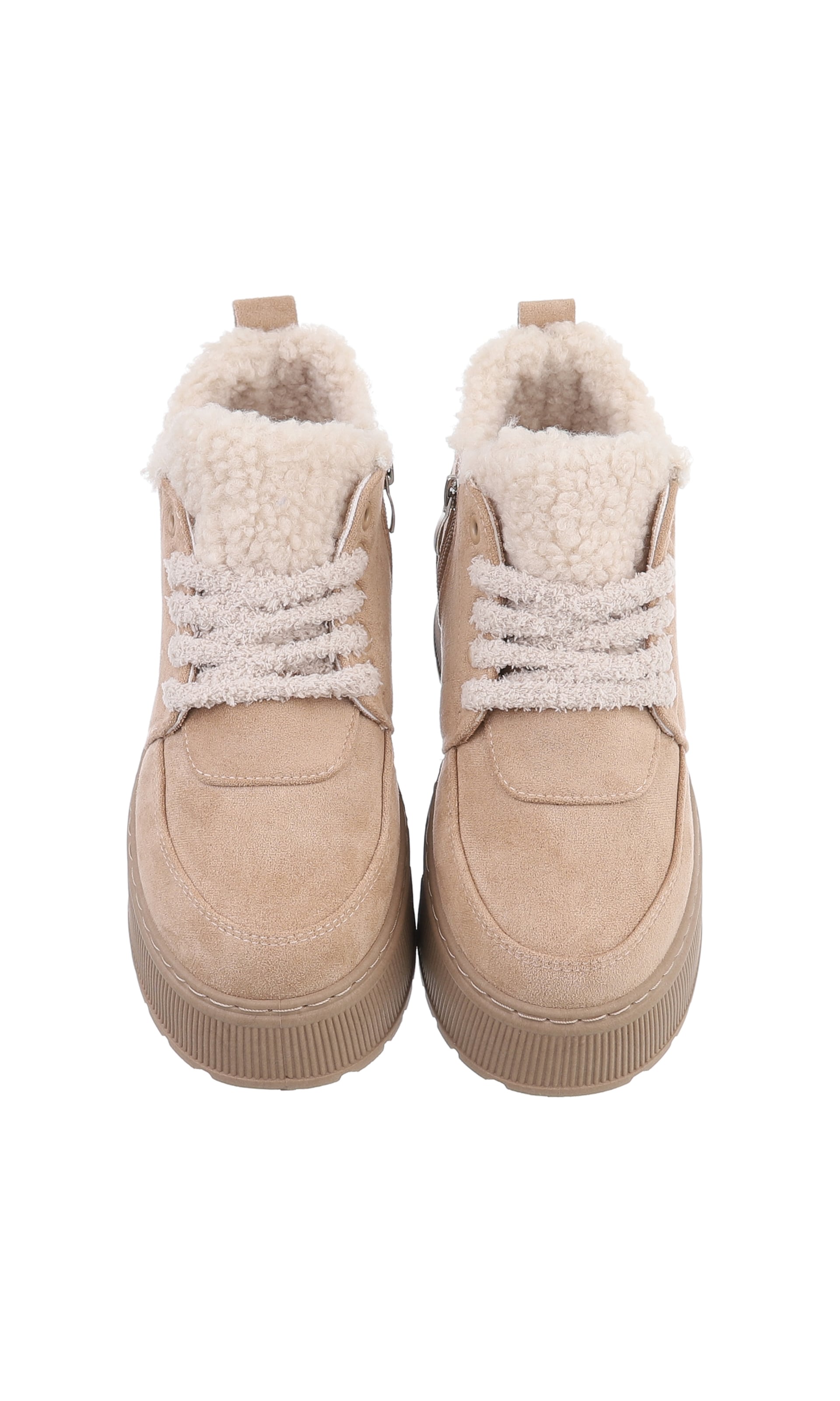 Ital-Design Stiefelette in Beige