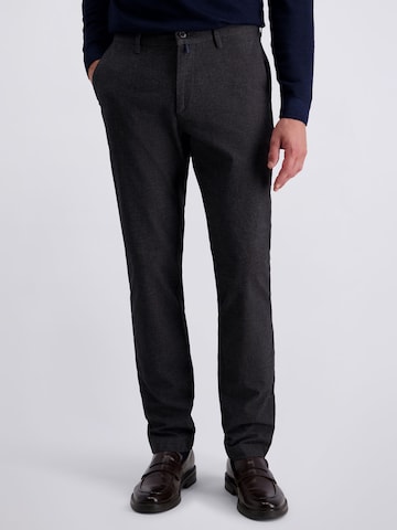 Effilé Pantalon chino PIERRE CARDIN en gris : devant
