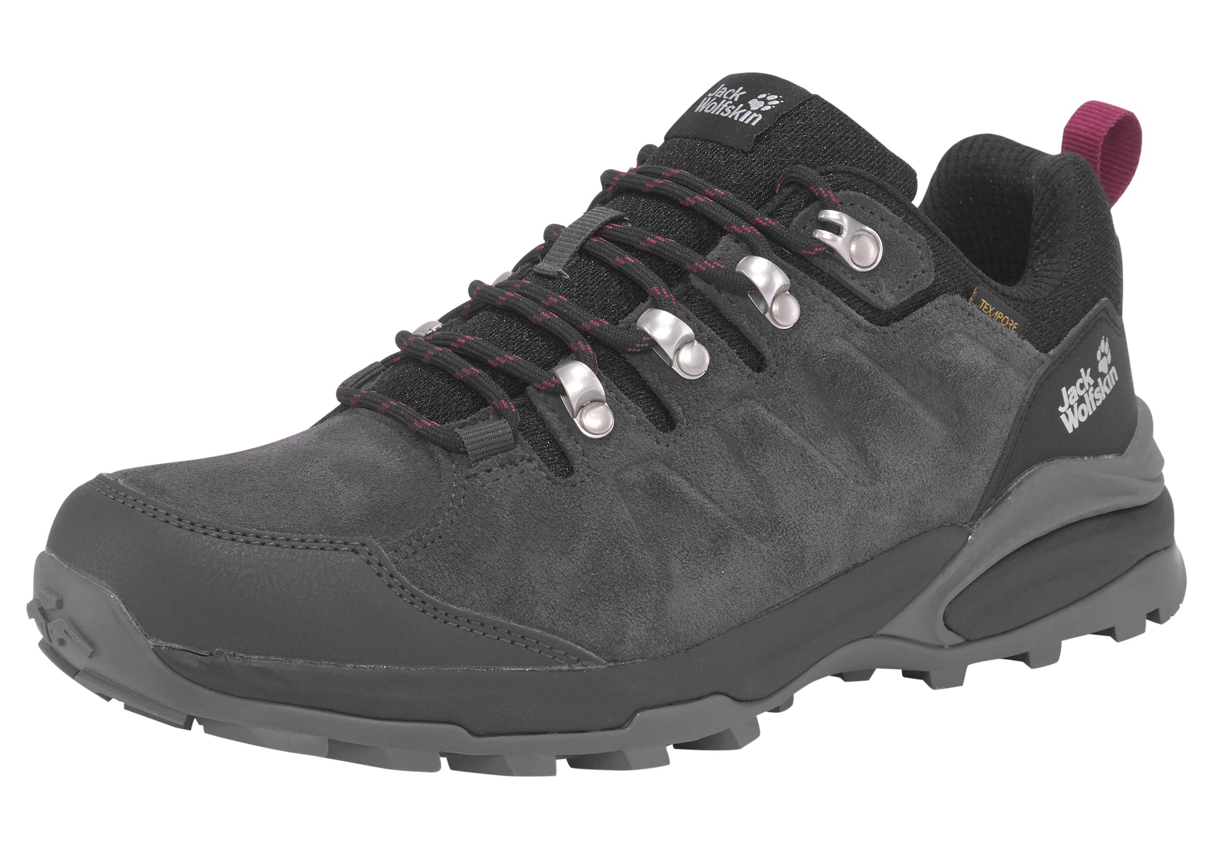 Scarpa bassa 'Refugio' di JACK WOLFSKIN in grigio: frontale