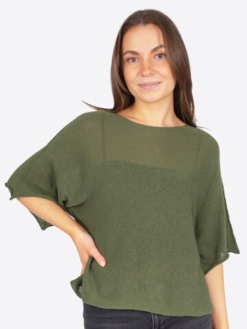 Seasons of April Trui 'Fleur' in Groen