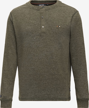 Pullover 'Dorburn Grandad' di INDICODE JEANS in verde: frontale