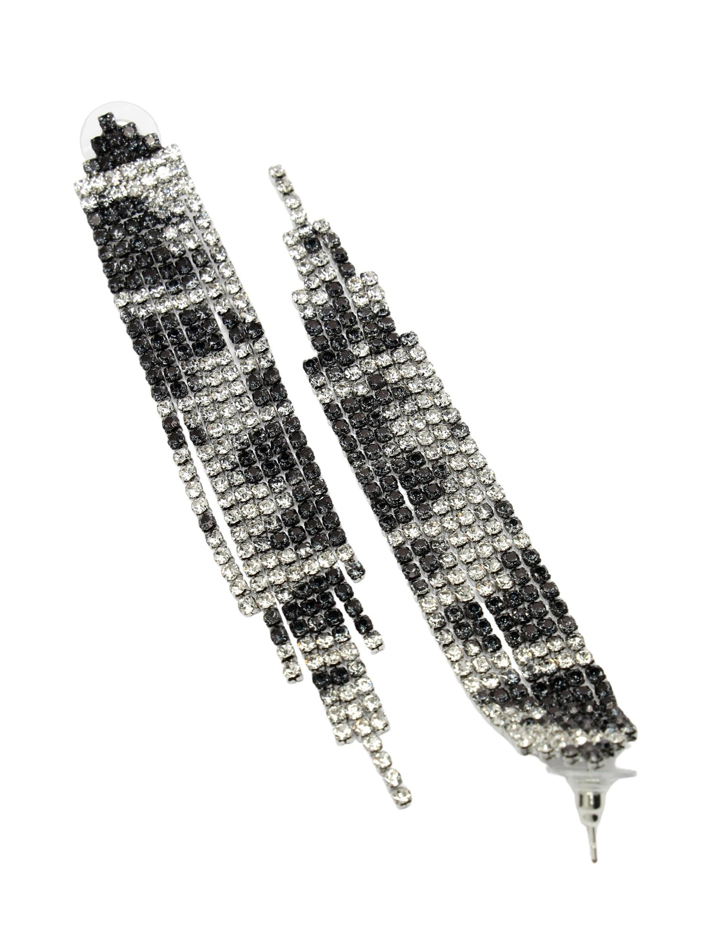 AVANT-GARDE PARIS - Pendientes 'Beatasa' en negro