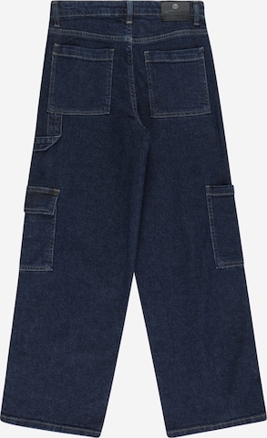 STACCATO Zvonové kalhoty Džíny – modrá