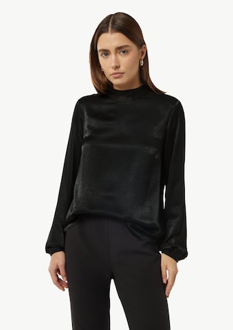 comma casual identity Bluse in Schwarz: Vorderseite