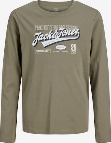 T-Shirt Jack & Jones Junior en vert : devant