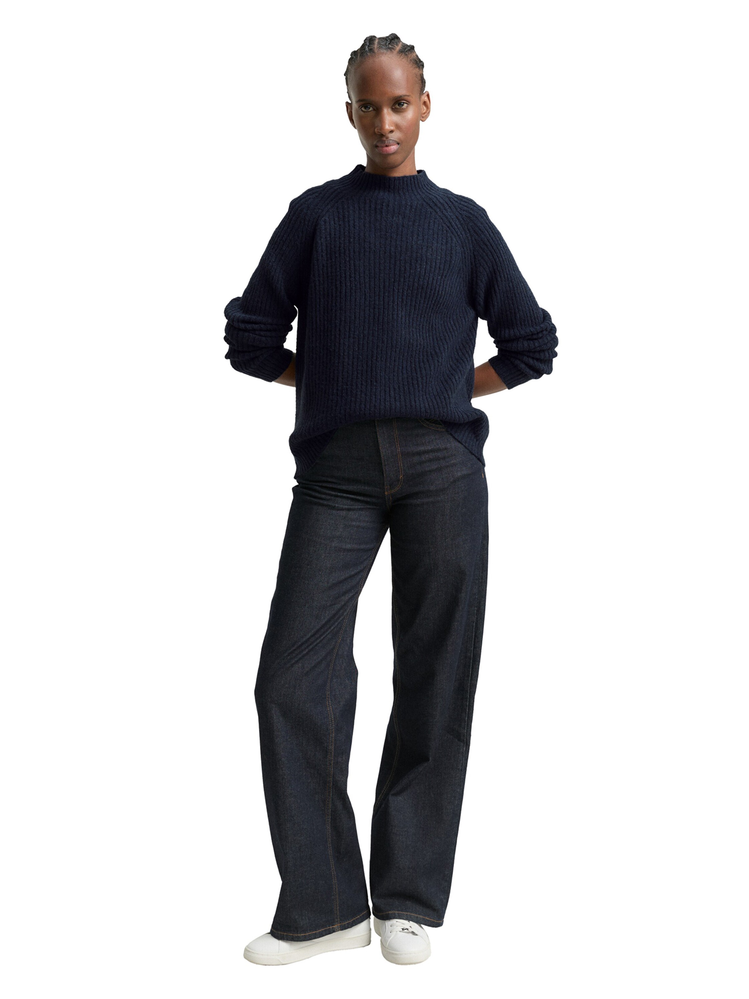 TOM TAILOR DENIM Sweater in Blue