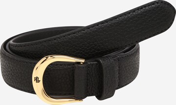 Ceinture 'KENTON' Lauren Ralph Lauren en noir : devant