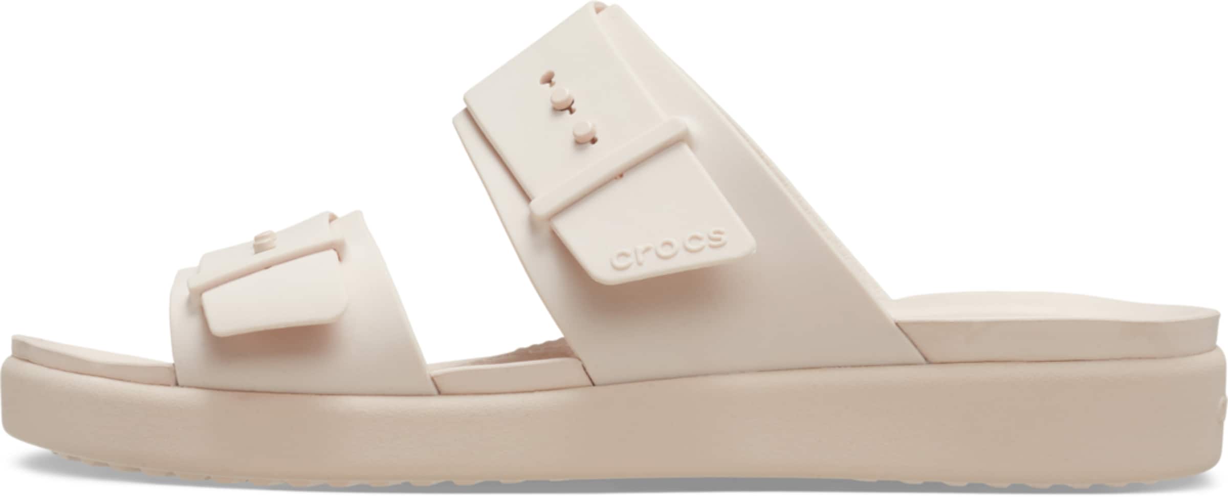 Mule 'Brooklyn' Crocs en blanc : devant